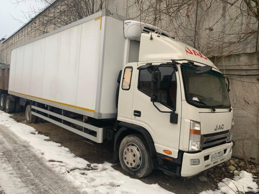 Jac n120 изотермический фургон