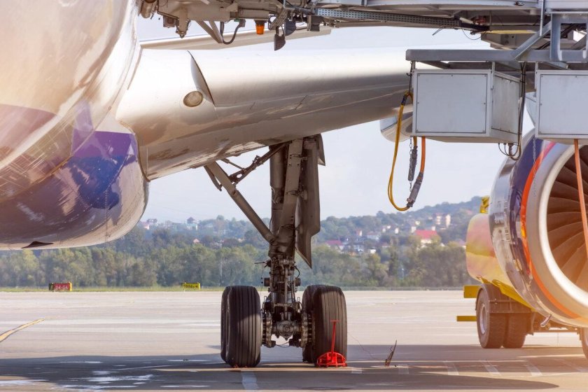 Шасси самолёта фото