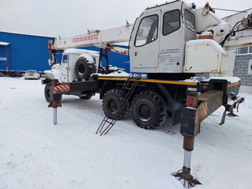 Кран 25 тонн челябинец кс 55732 урал
