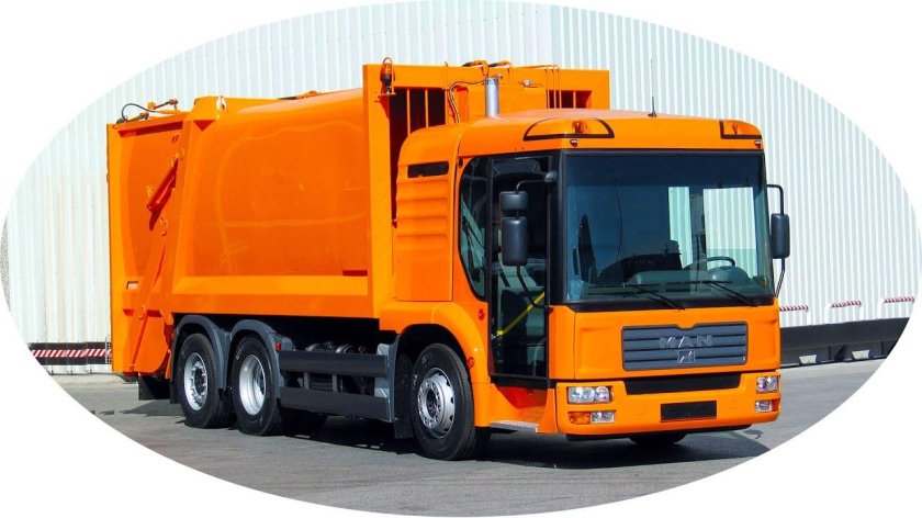 Man TGA мусоровоз