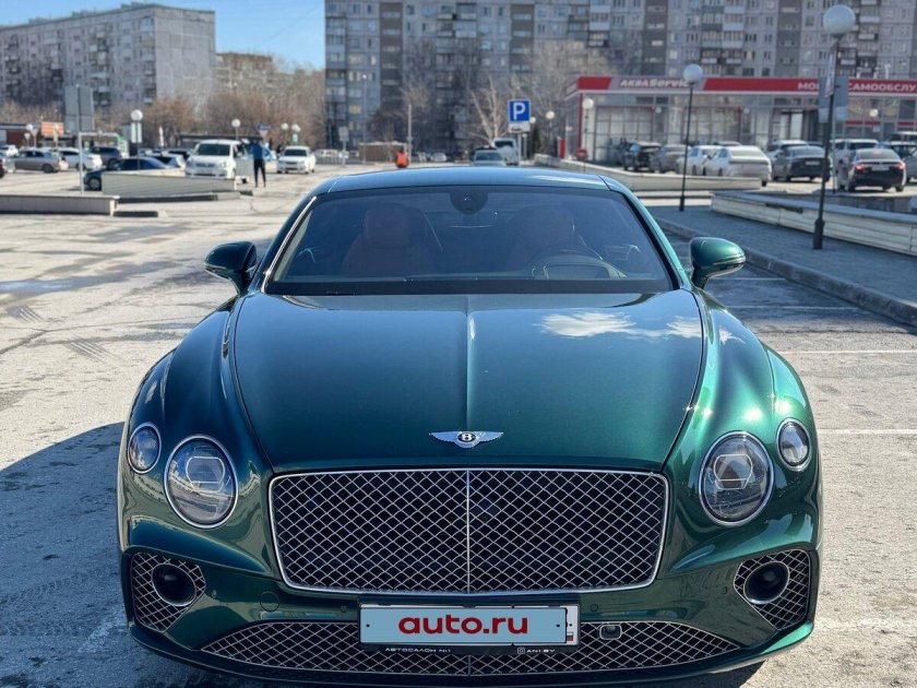 Бентли континенталь зеленый