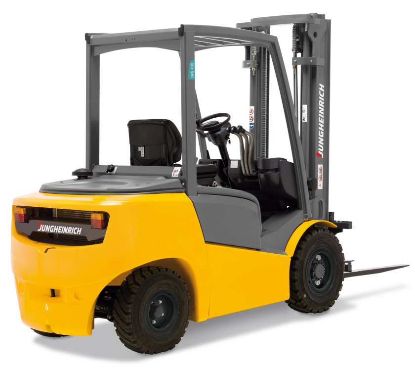 Дизельный погрузчик вилочный юнгхайнрих
