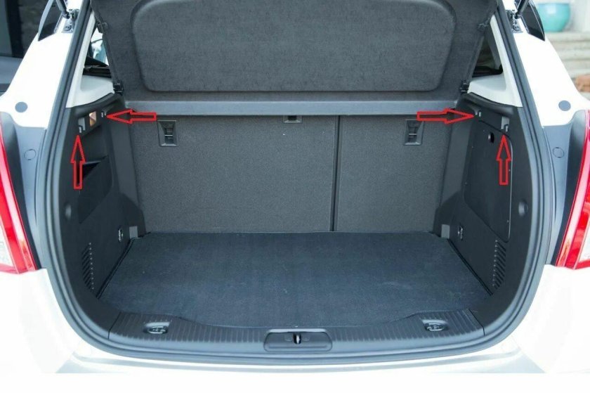 Opel meriva 2011 багажник