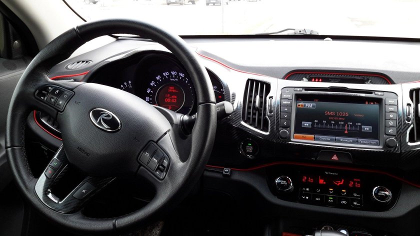 Панель Киа Спортаж 2015