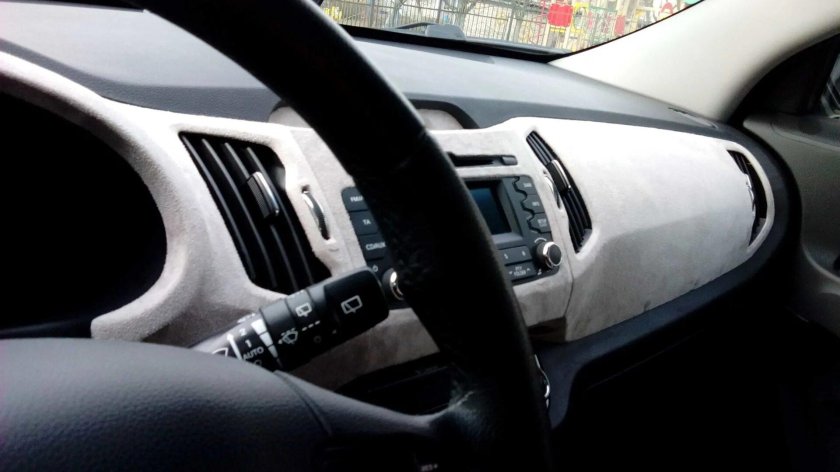 Перетяжка торпеды Киа Спортейдж 3