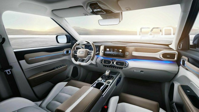 Джили Айкон 2020 салон