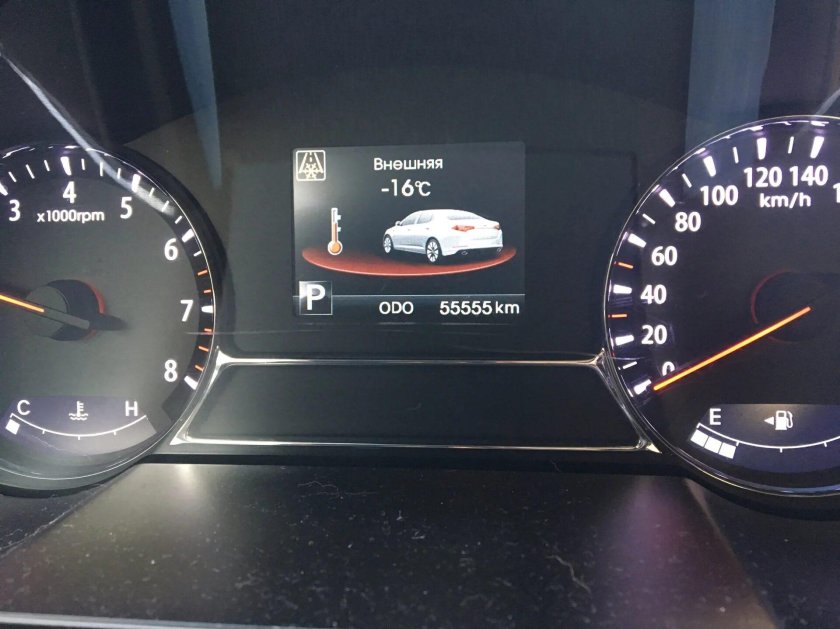 Табло от к5 на Киа Оптима