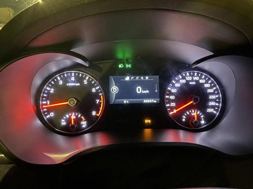 Приборная панель киа