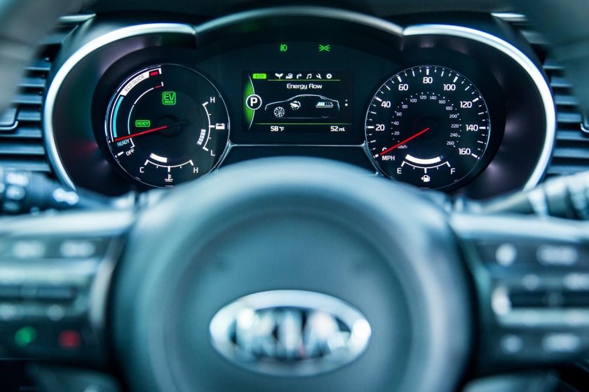 Приборка Kia Optima