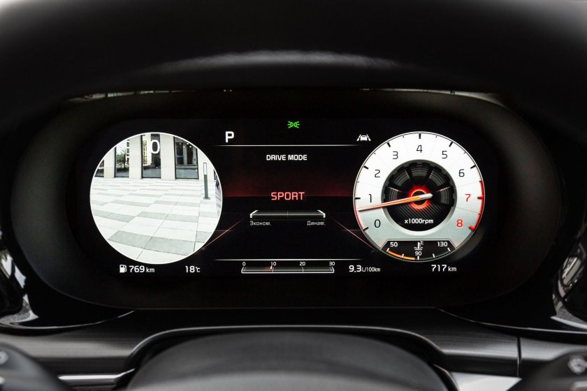 Kia k5 цифровая приборная панель