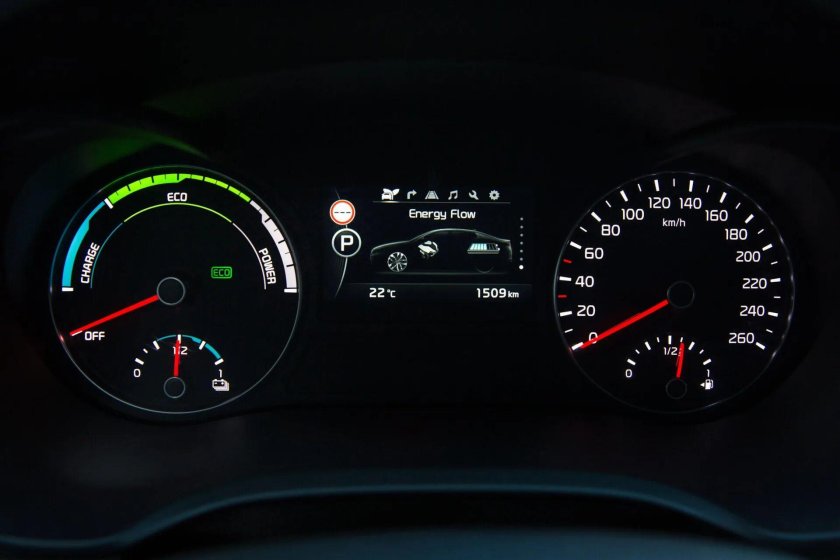 Киа Оптима электронная панель приборов