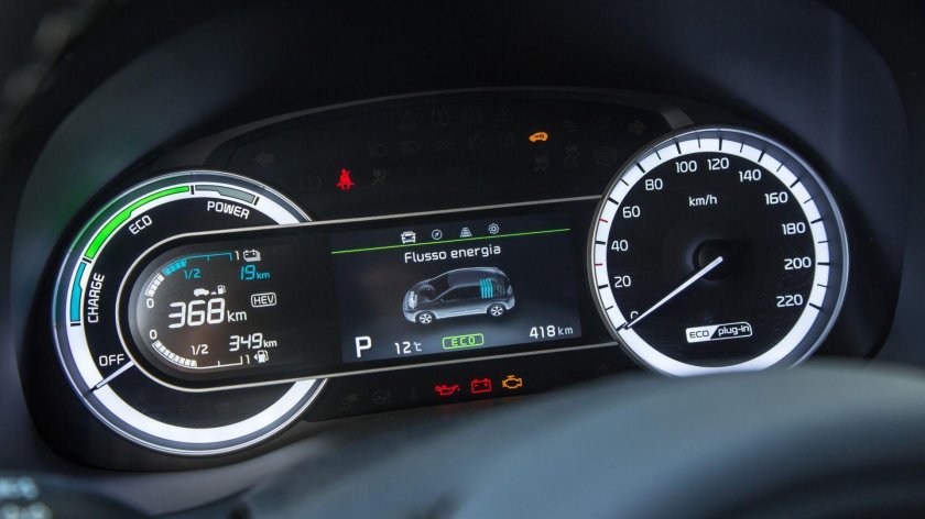 Электронная приборная панель Kia Rio 4