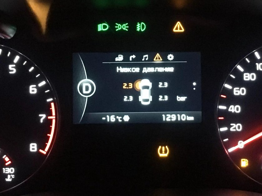Датчики давления Киа Оптима 2019