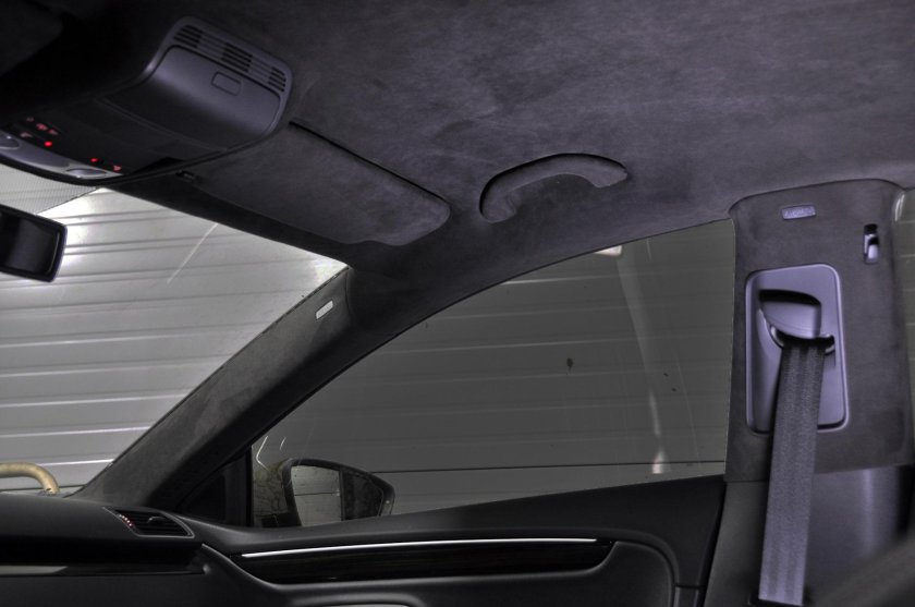 Passat b7 черный потолок