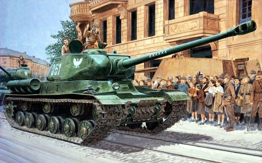 Советские танки ИС 2
