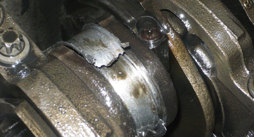 Провернуло вкладыши коленвала ВАЗ 2170