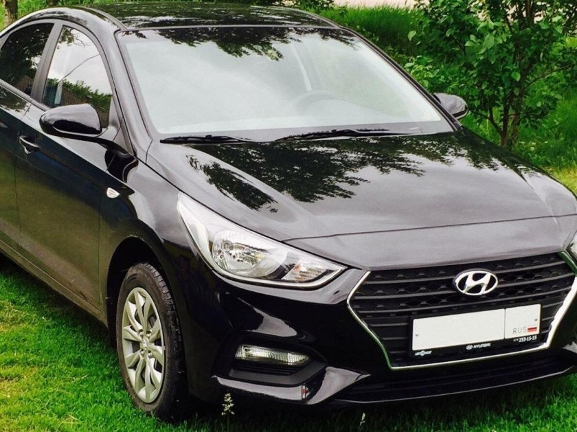 Hyundai Solaris черный