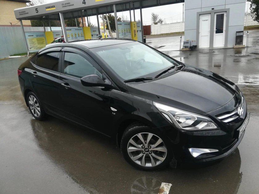 Хендай солярис 2015 черный