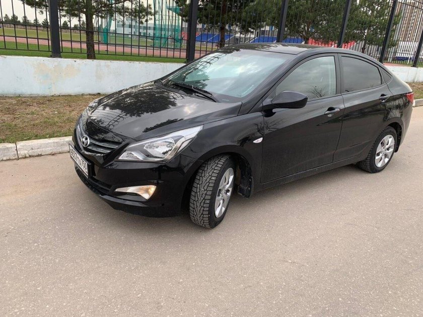 Hyundai Solaris 2016 черный