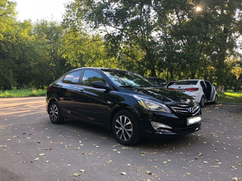 Hyundai Solaris 2014 черный