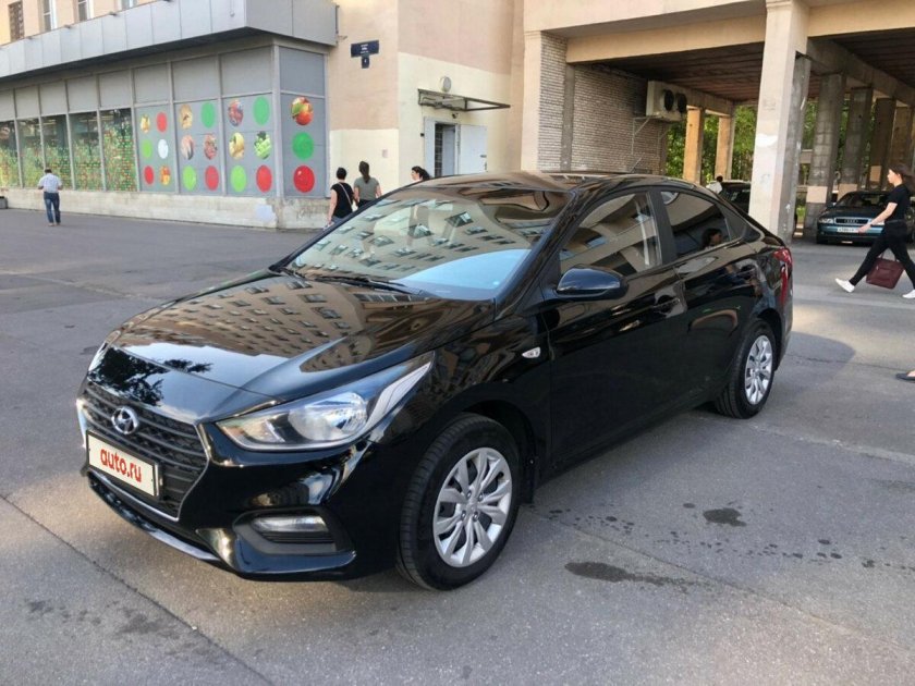 Hyundai Solaris 2017 черный