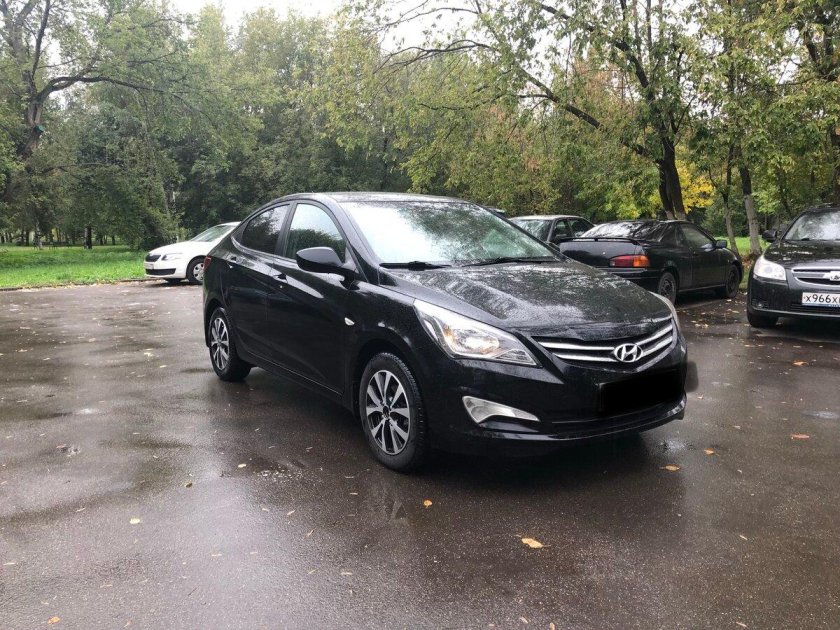 Хендай Солярис 2016 черный