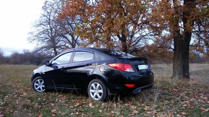 Hyundai Solaris 2013 Black
