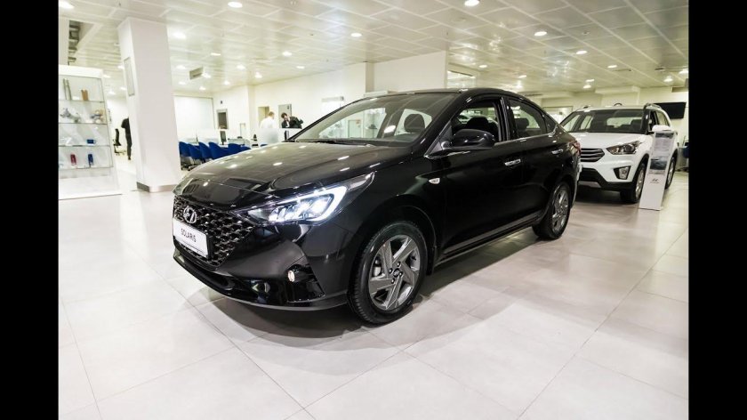 Хендай Солярис 2022 черный