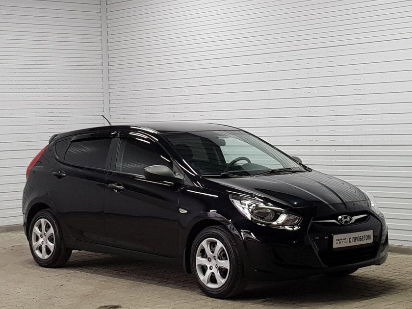 Хендай Солярис хэтчбек черный