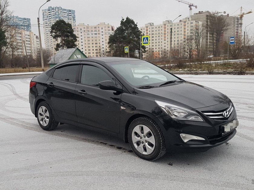 Хендай Солярис 2016 черный