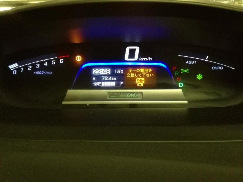 Honda freed панель приборов