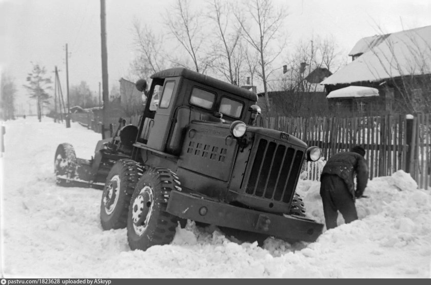 Трактор грейдер Советский
