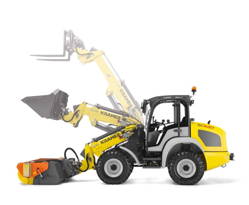 Шарнирно сочлененный погрузчик