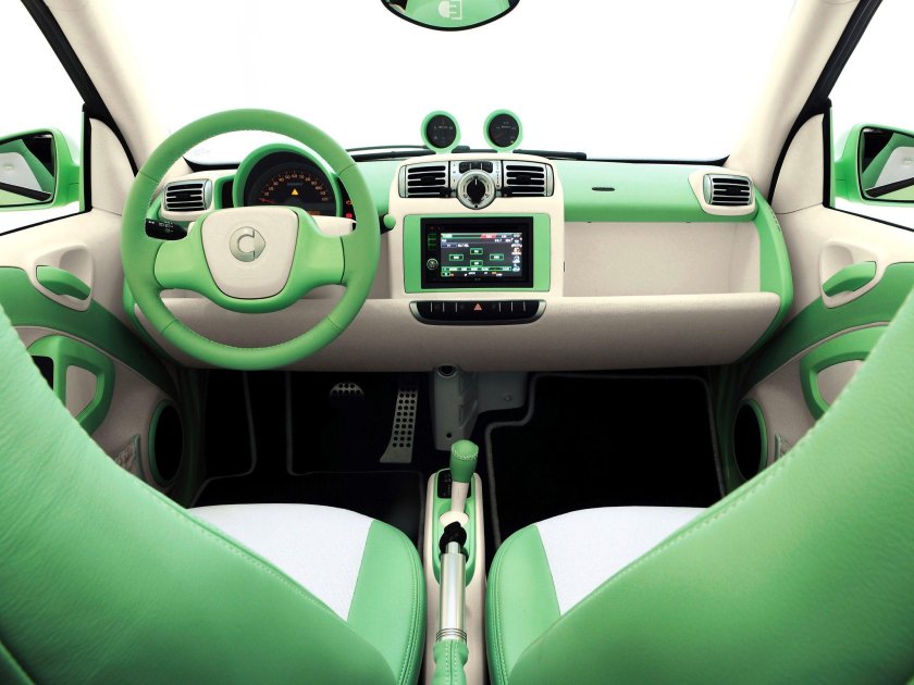 Smart Brabus зеленый