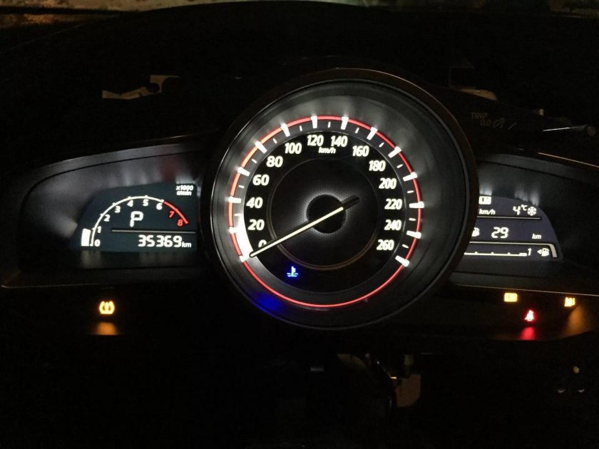 Панель приборов Mazda 3