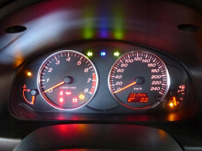 Mazda 6 приборка