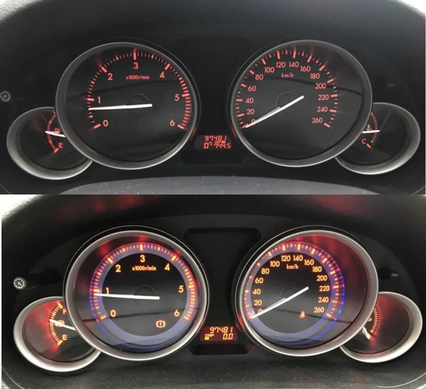 Приборная панель Mazda 3 BL