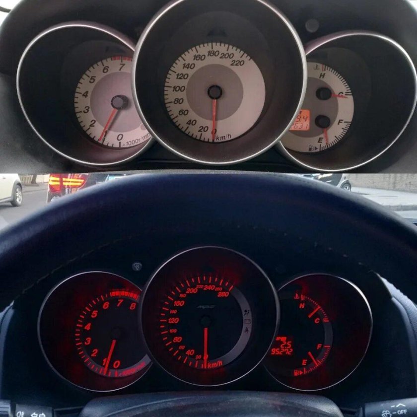 Приборная панель Мазда 3 2007