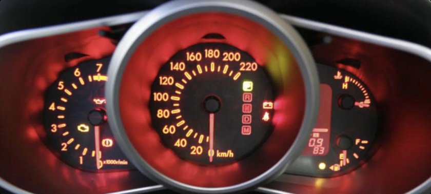 Mazda CX-7 панель приборов