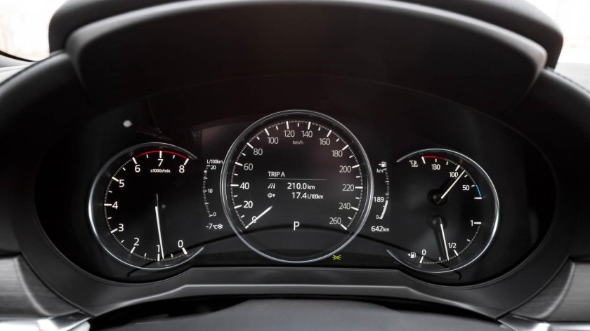 Мазда 6 2017 приборная панель