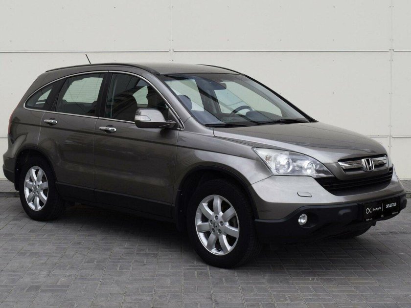 Honda CR V 2008 серый металлик фото