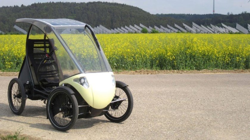 Уникальный веломобиль с электромотором Schaeffler Bio-Hybrid