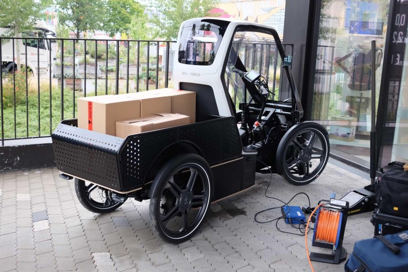 Био гибридный веломобиль