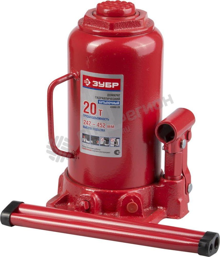 Домкрат гидравлический ЗУБР 20тн