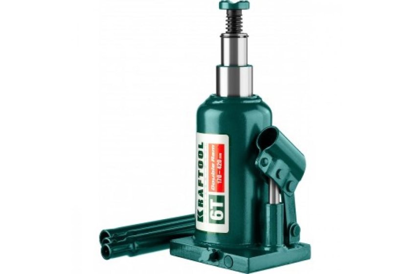 Гидравлический бутылочный домкрат kraftool