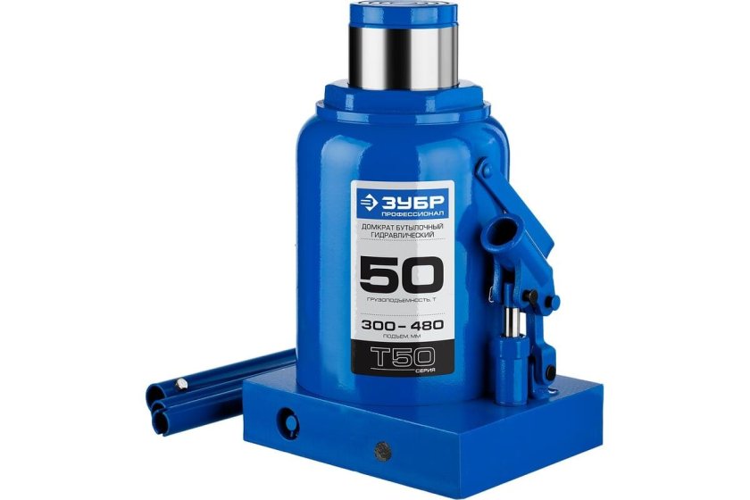 ЗУБР т50 домкрат бутылочный 4т