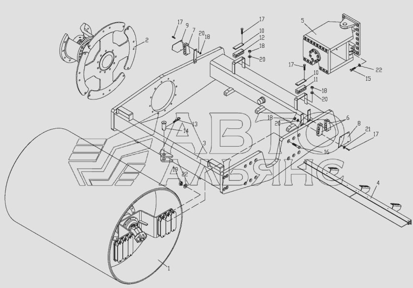 ВИБРОВАЛЕЦ Амкодор 6712в