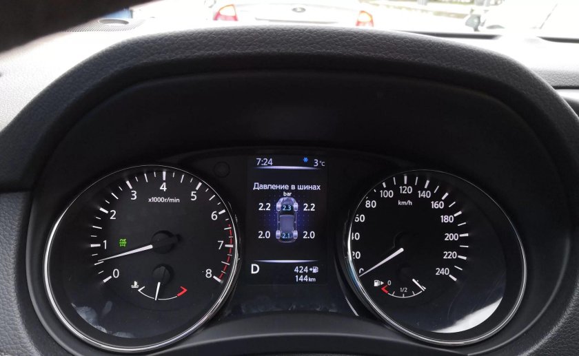 Приборная панель Кашкай j10