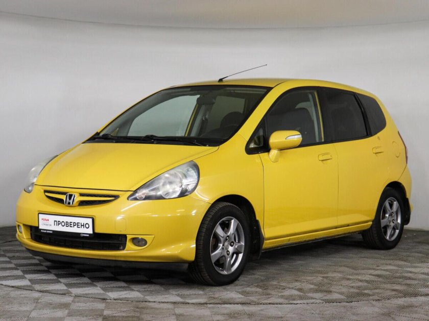 Хонда джаз желтая