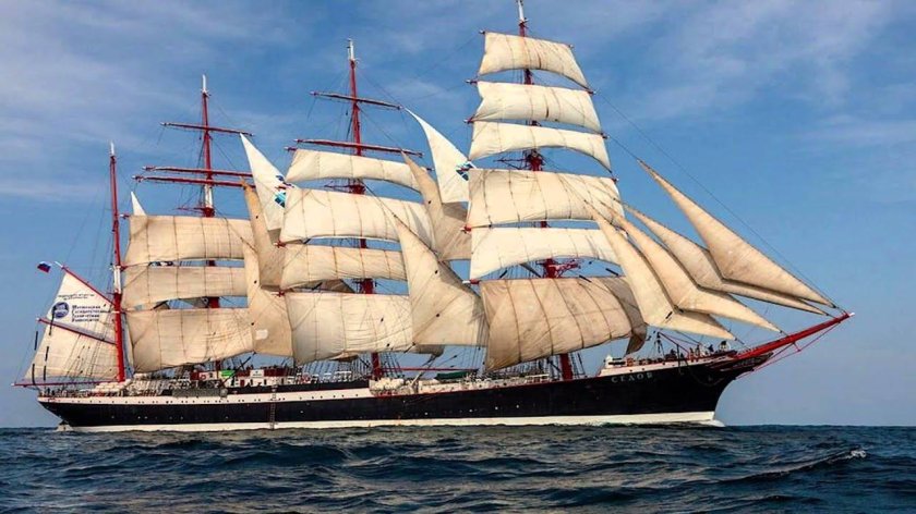 Четырехмачтовый Барк Седов